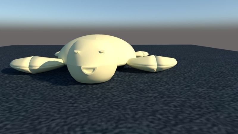 TORTUGA MARINA 3D model_7