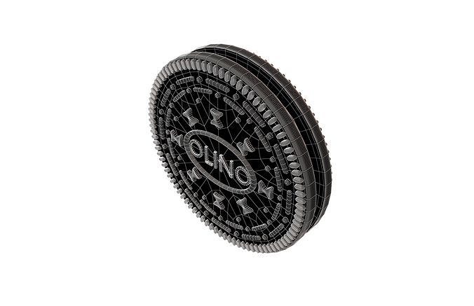Cookie v2 001 Low-poly 3D model 7