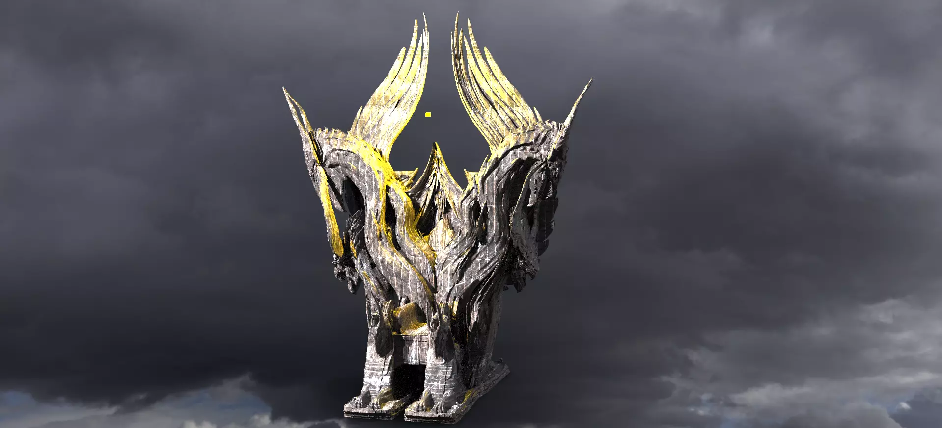 Black Adam Throne 2  3D model_0