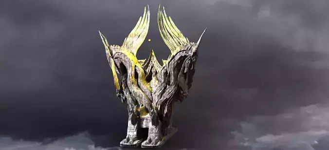 Black Adam Throne 2  3D model
