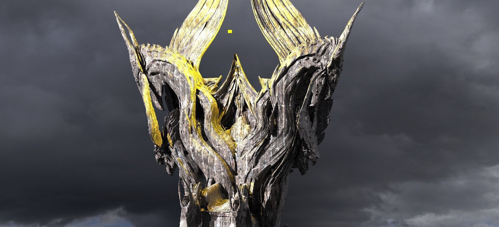 Black Adam Throne 2  3D model_1