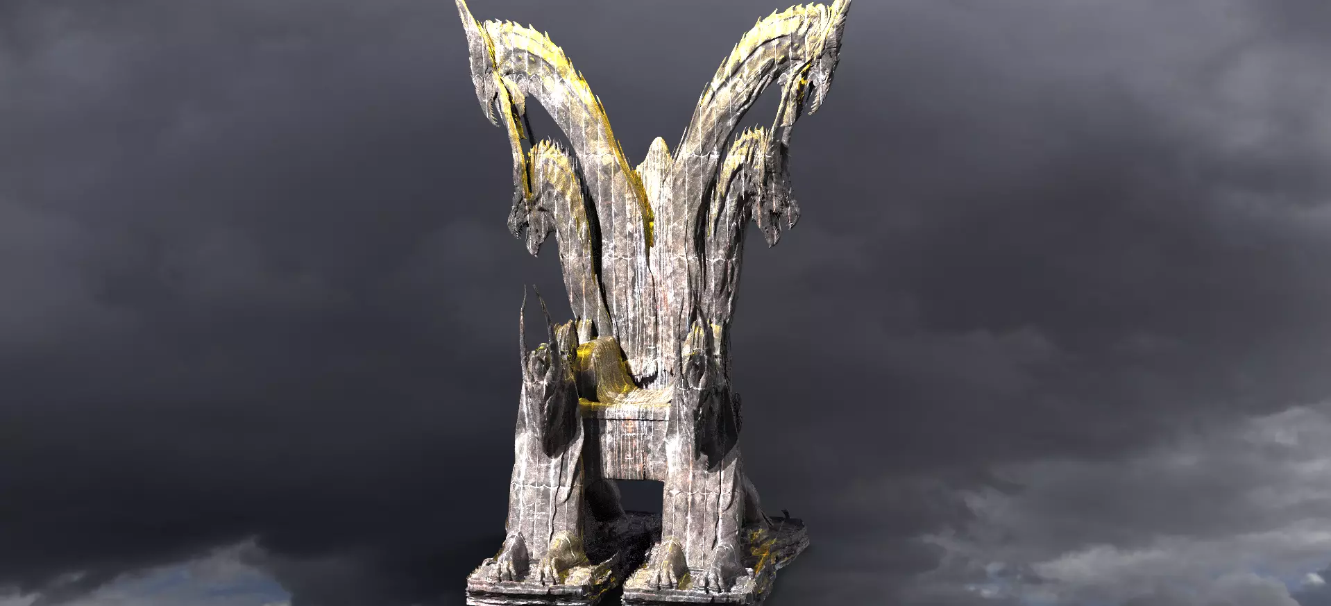 Black Adam Throne 4 3D model_0
