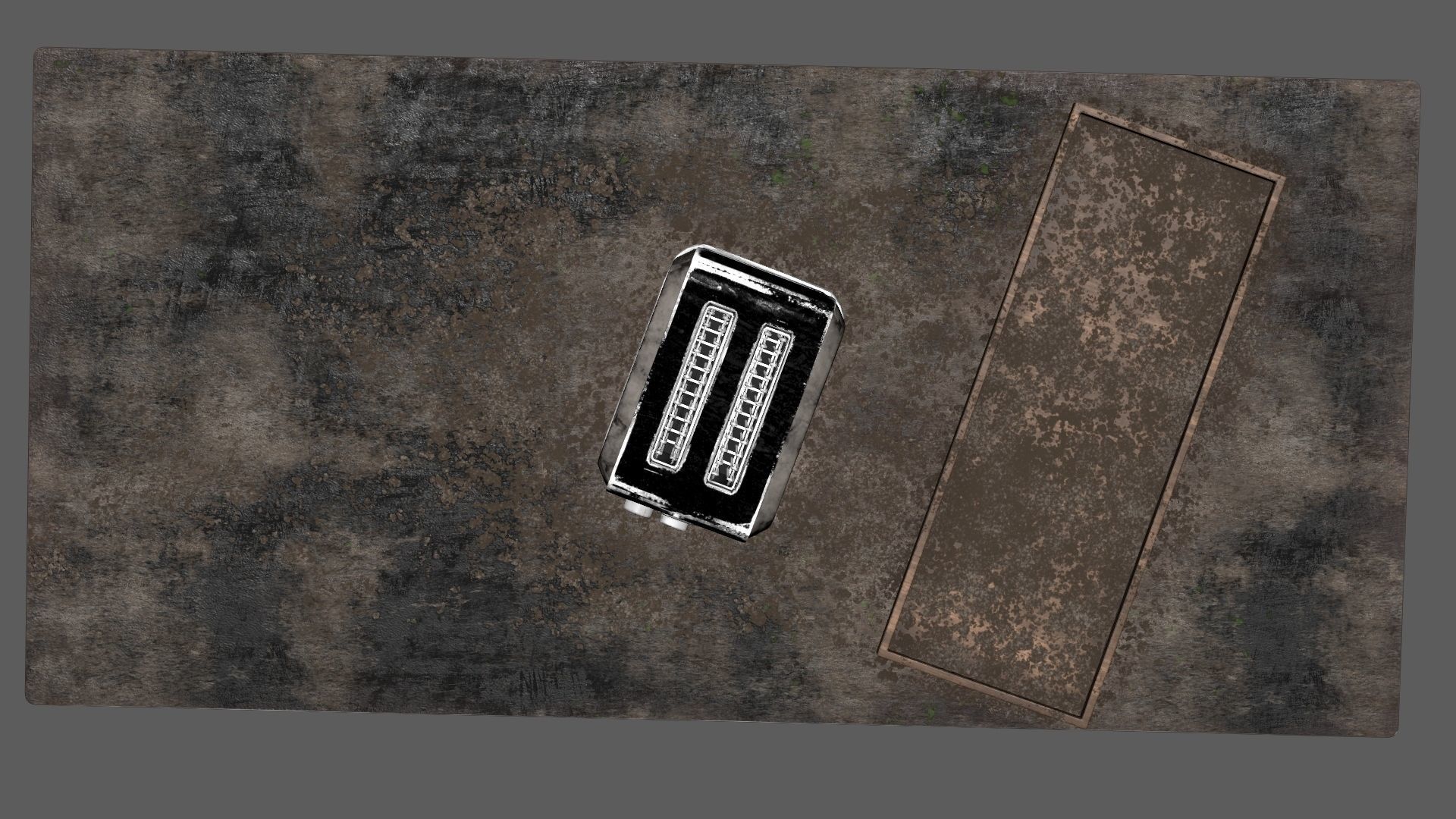 Realistic Abandoned Decorations 3D model_10