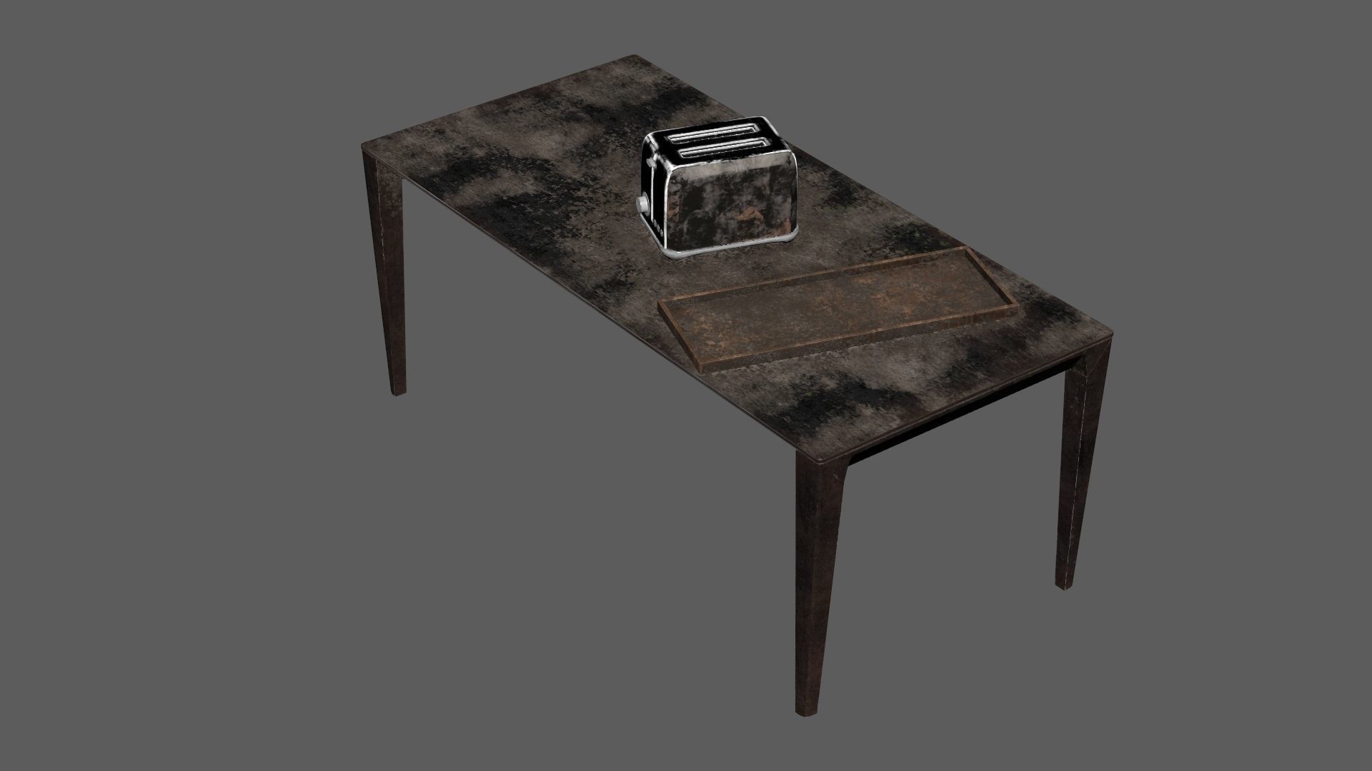 Realistic Abandoned Decorations 3D model_6