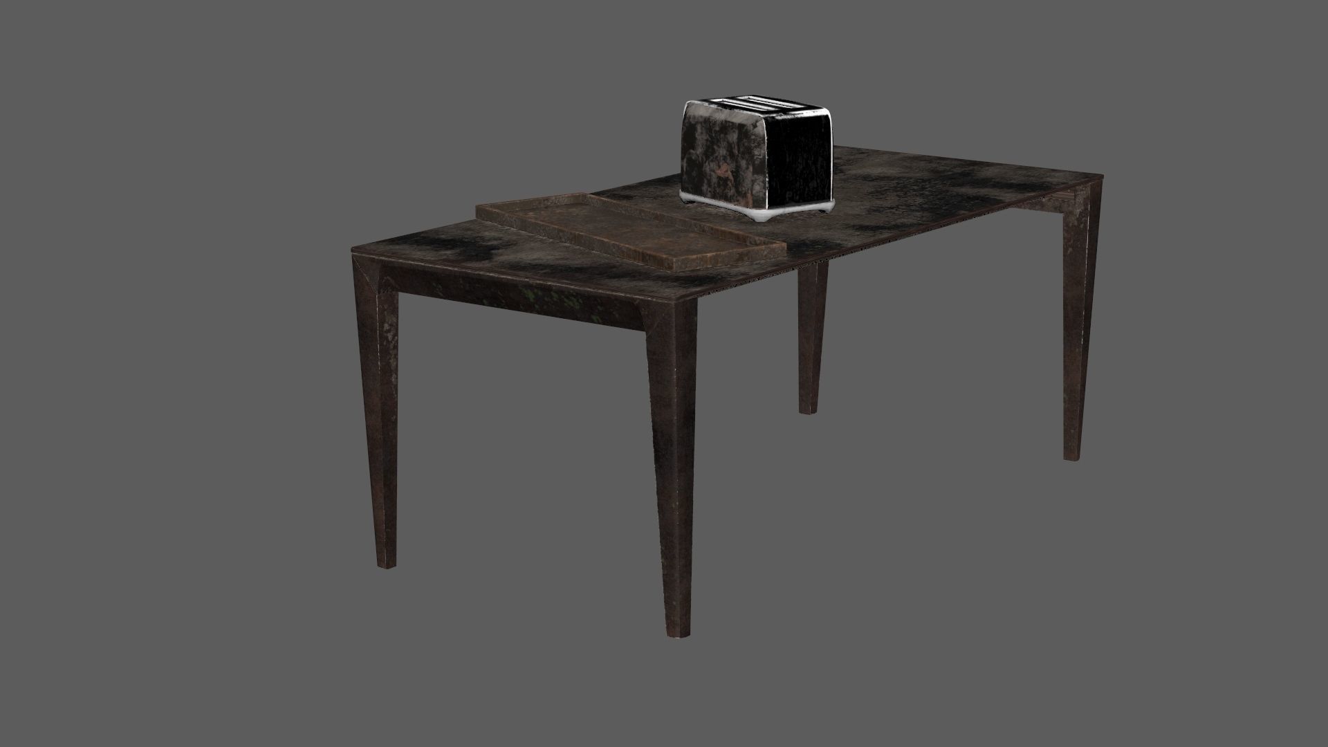 Realistic Abandoned Decorations 3D model_5