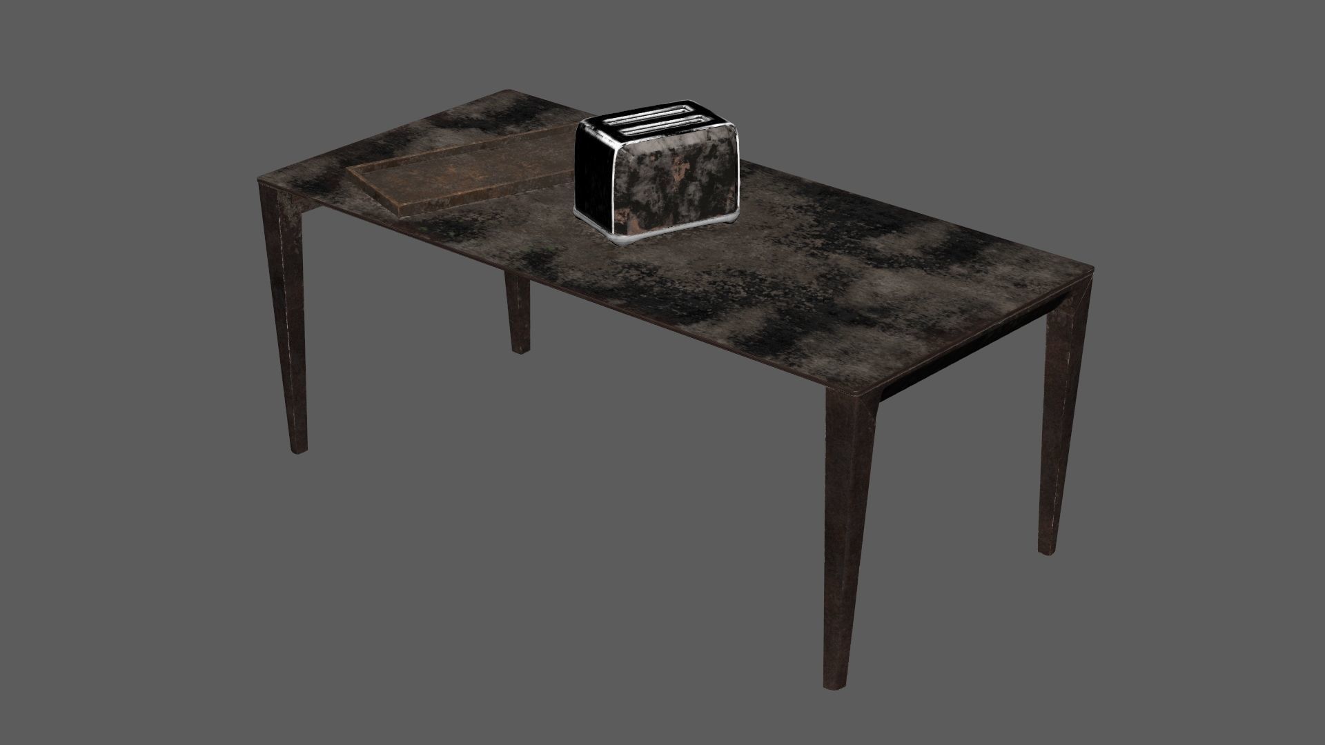 Realistic Abandoned Decorations 3D model_1