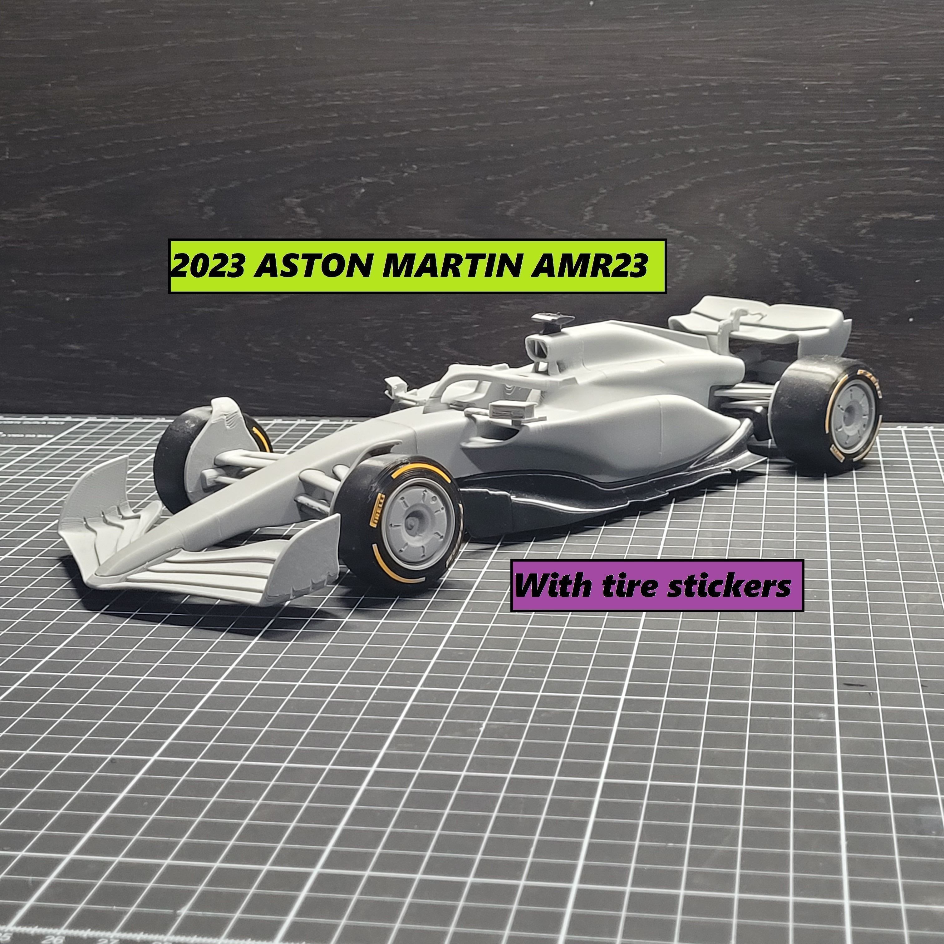 ASTON MARTIN AMR23 2O23 F1 CAR 3D print model_6