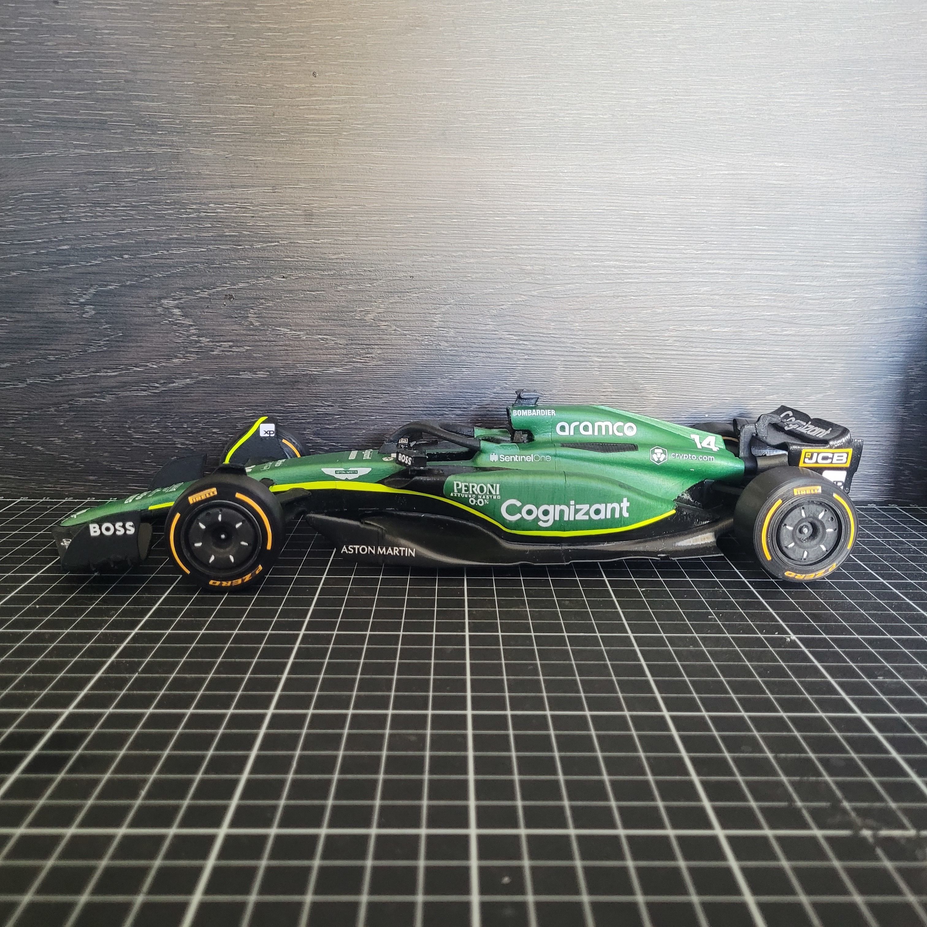 ASTON MARTIN AMR23 2O23 F1 CAR 3D print model_1