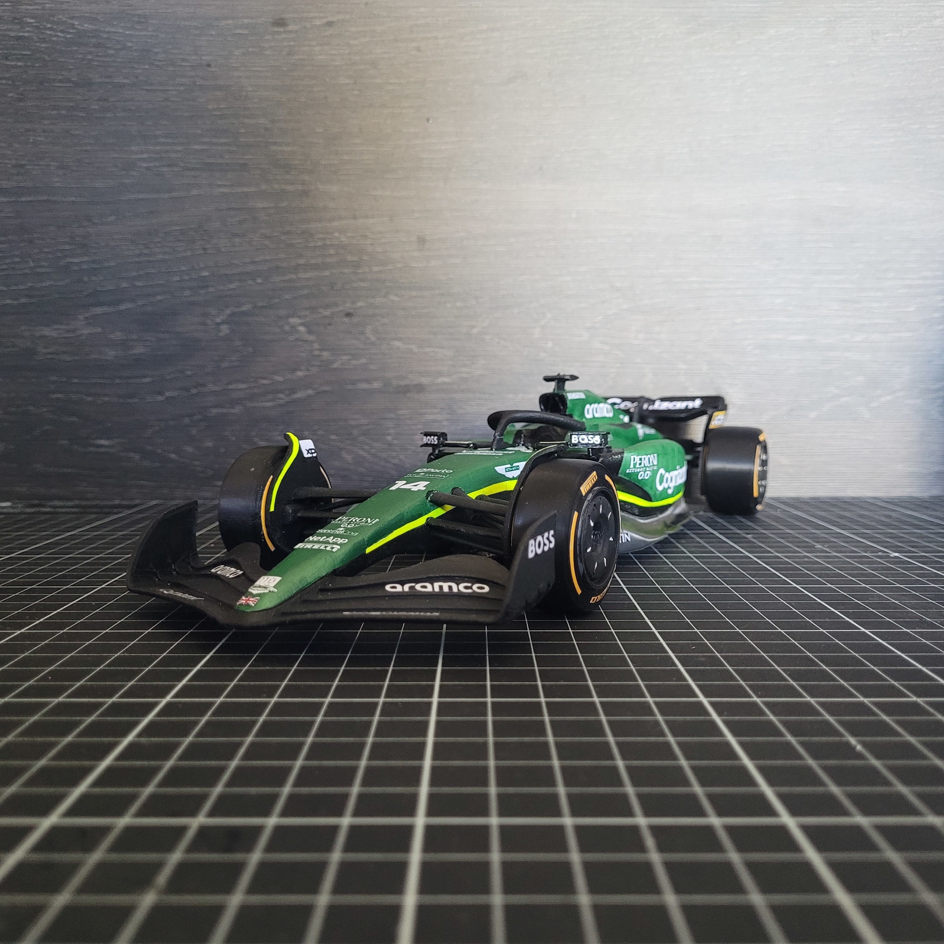 ASTON MARTIN AMR23 2O23 F1 CAR 3D print model_3