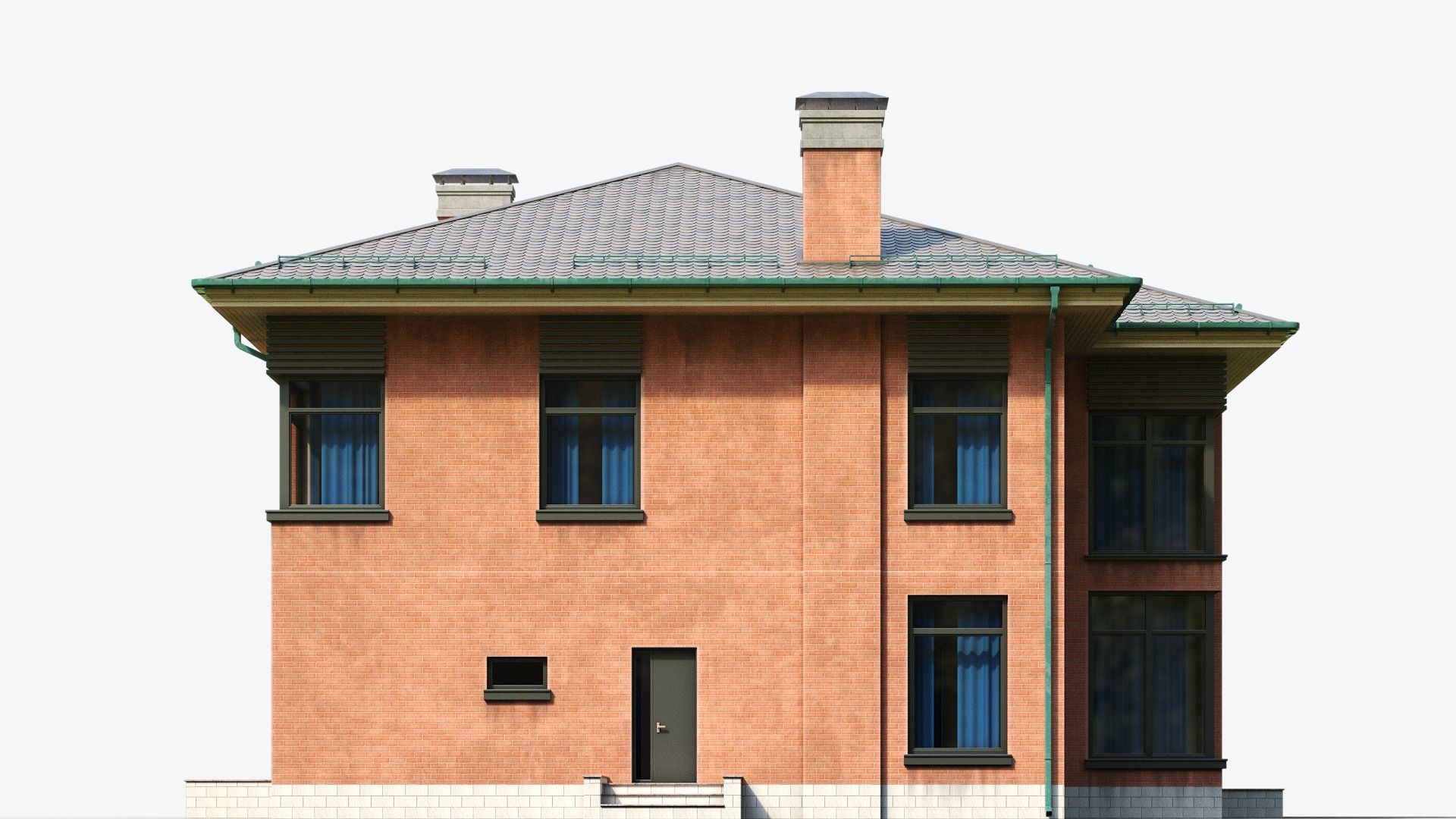 Residential  House 29 3D model_6