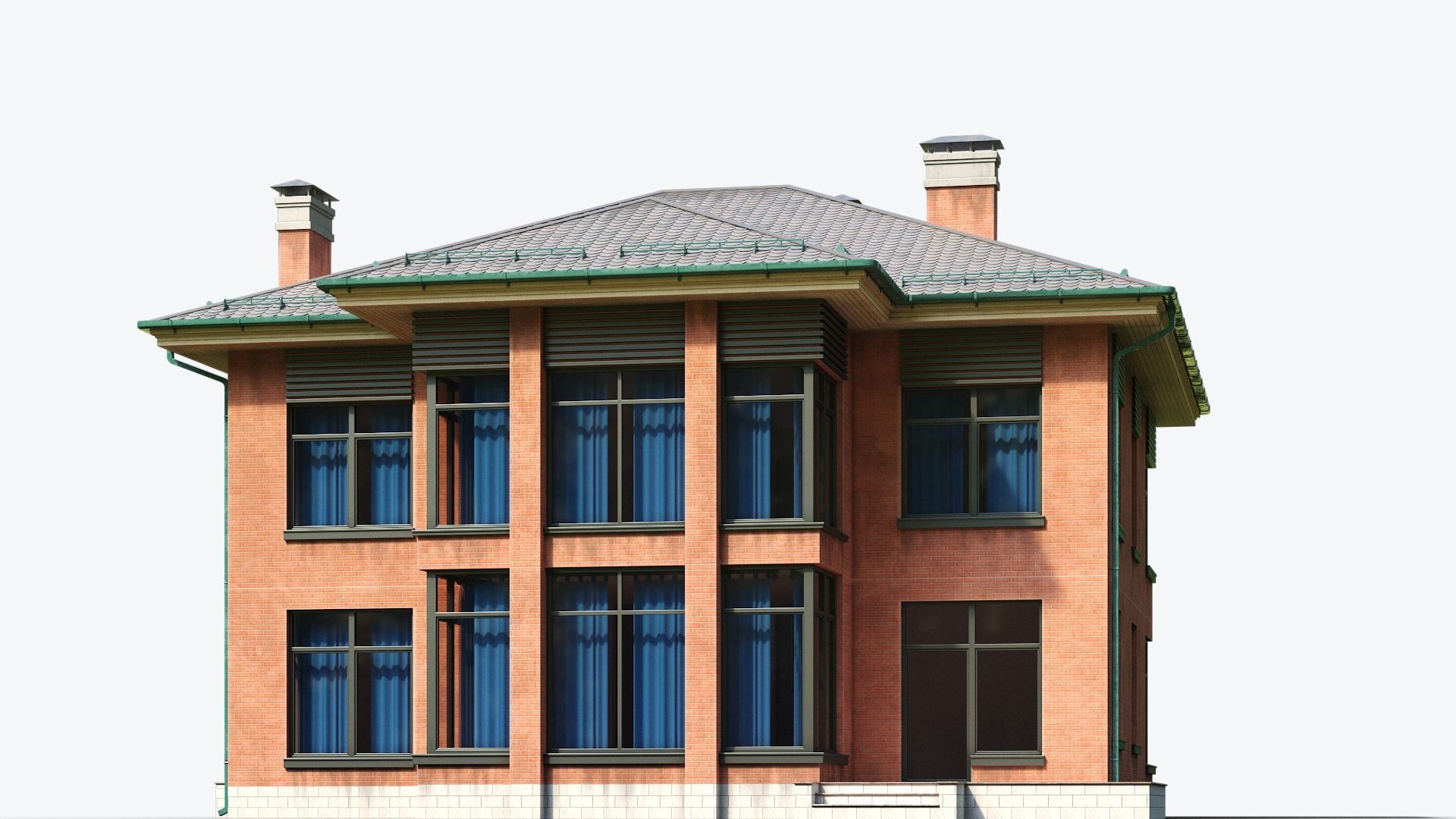 Residential  House 29 3D model_2