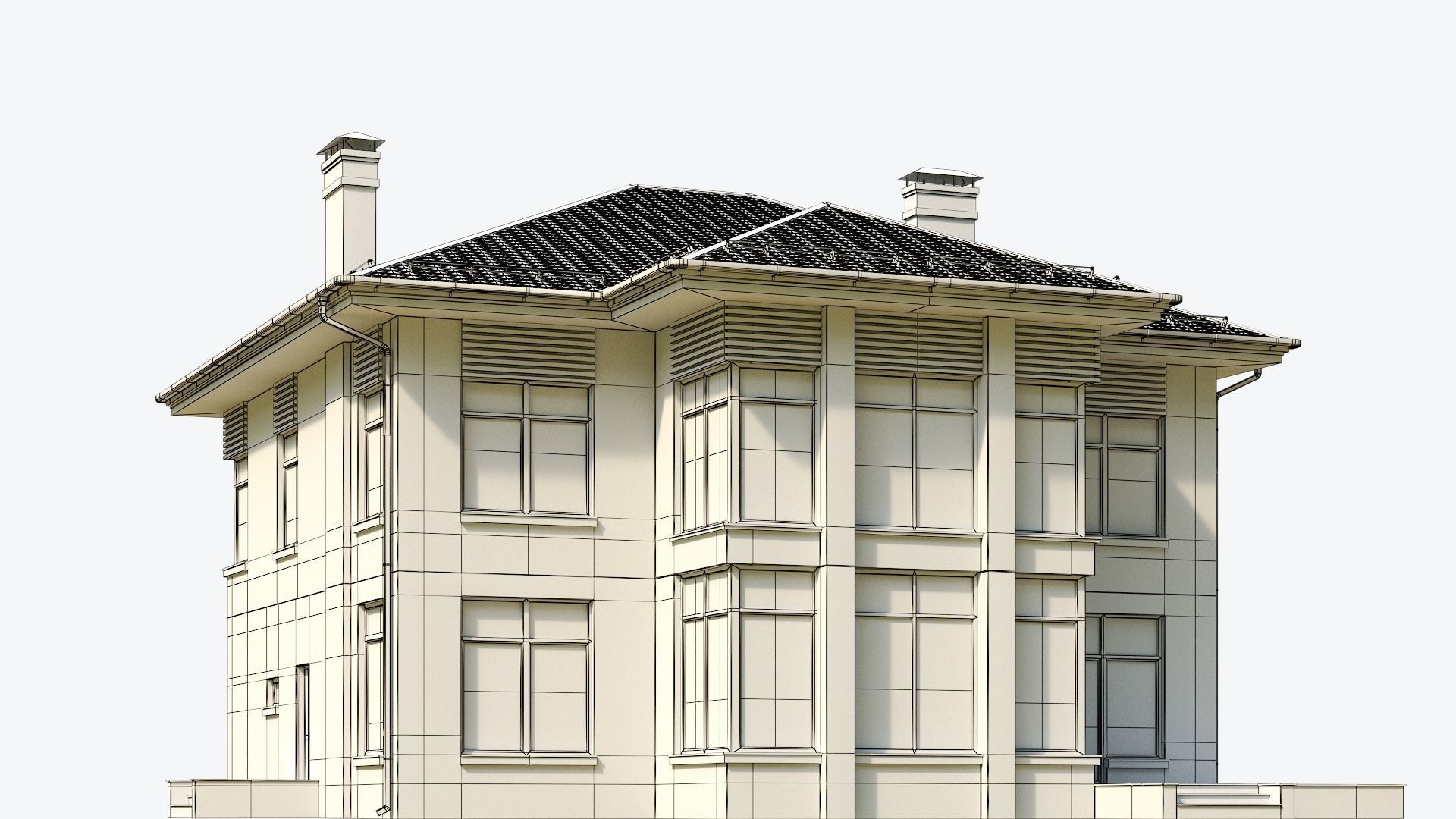 Residential  House 29 3D model_16