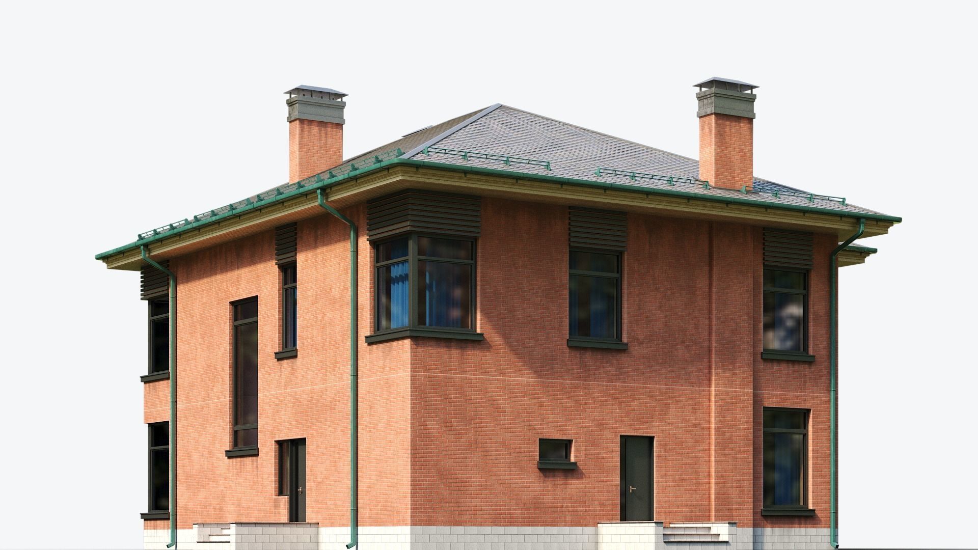 Residential  House 29 3D model_7