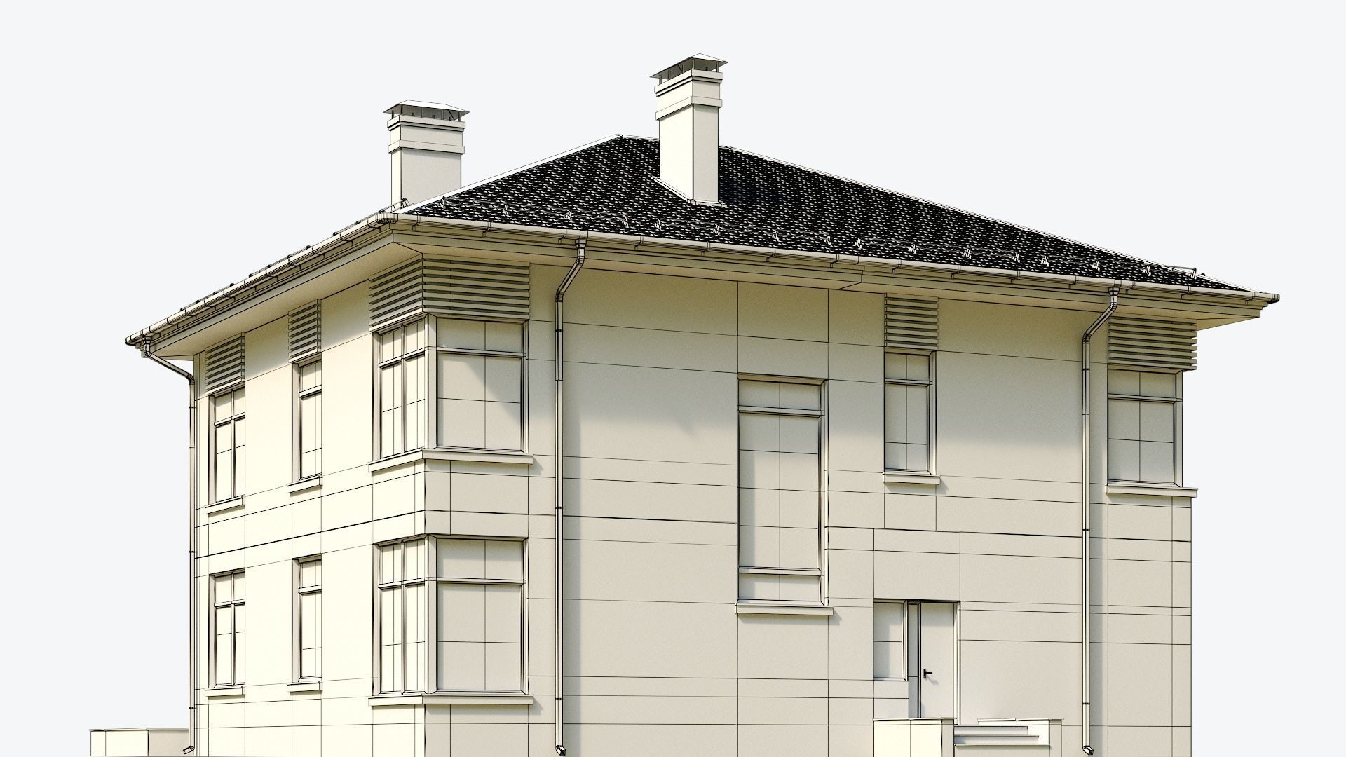 Residential  House 29 3D model_23