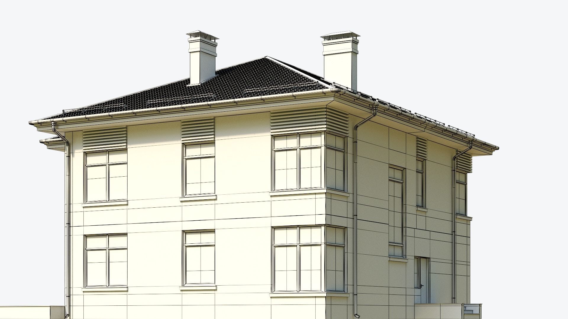 Residential  House 29 3D model_24