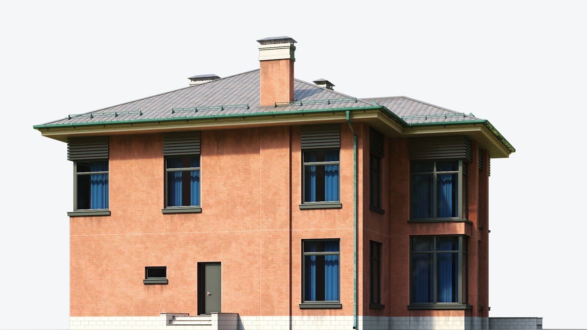 Residential  House 29 3D model_5