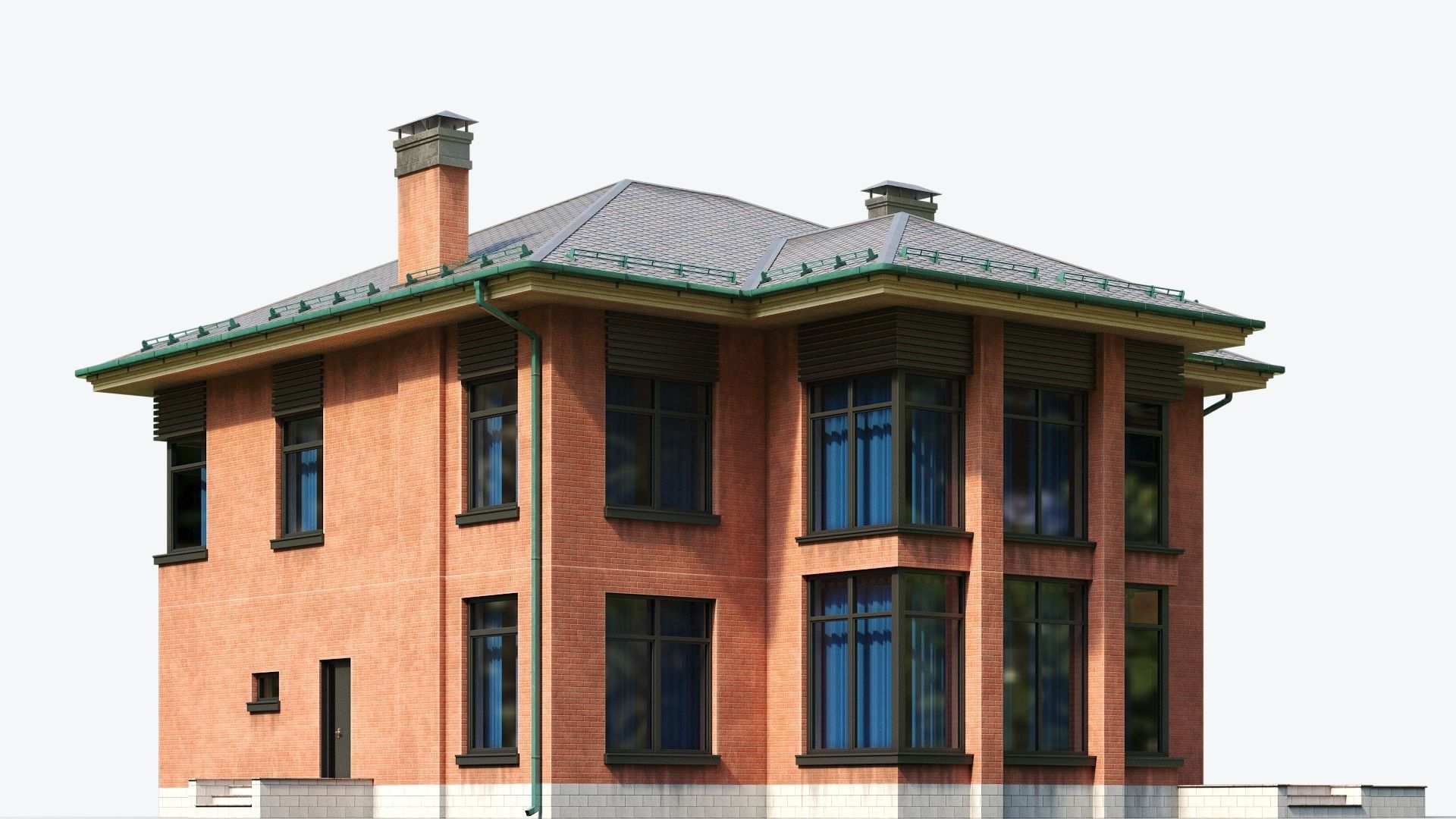 Residential  House 29 3D model_4