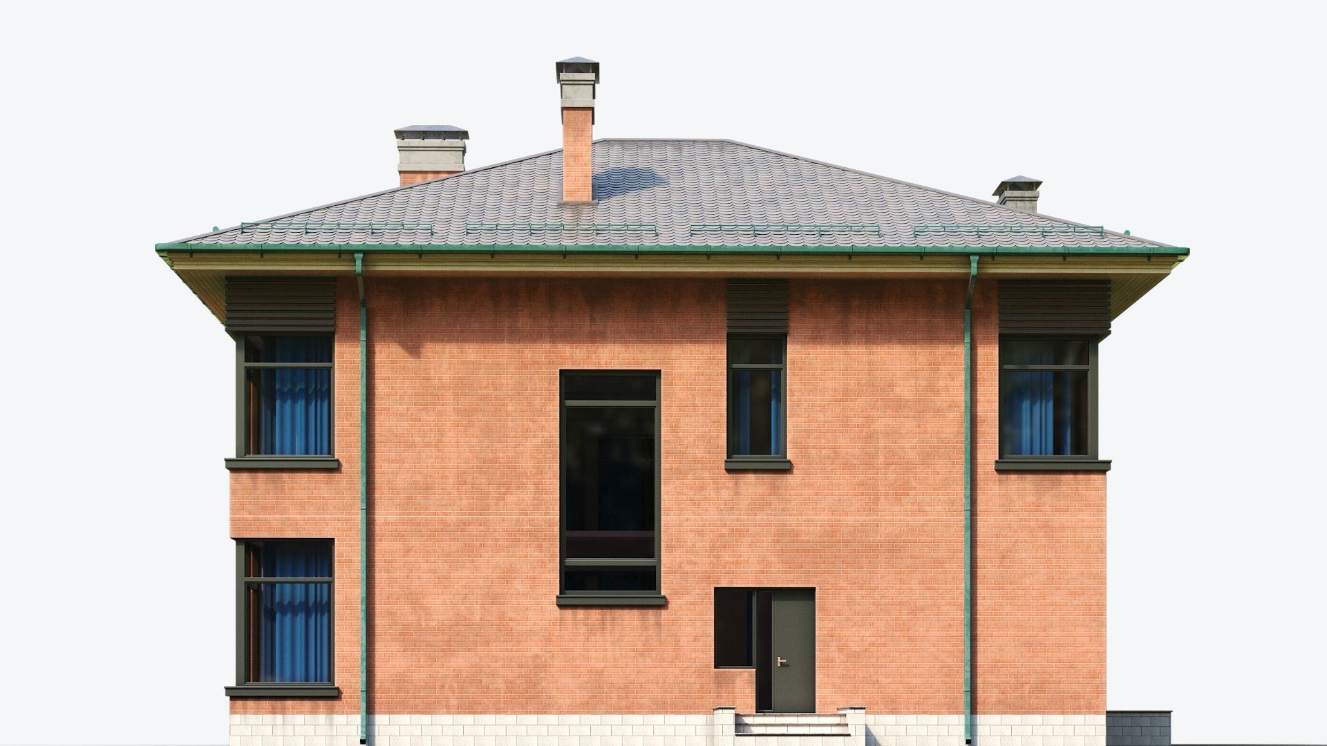 Residential  House 29 3D model_9