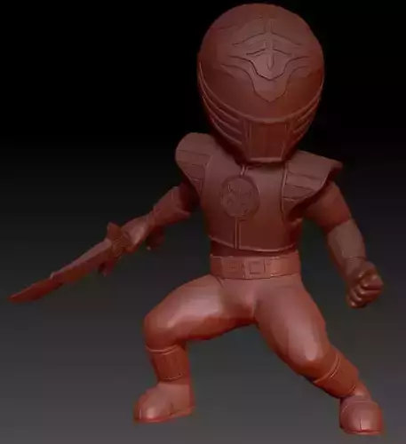 WHITE RANGER CHIBI 2
