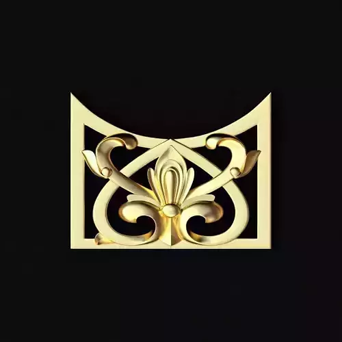 Central decor ornament for furniture