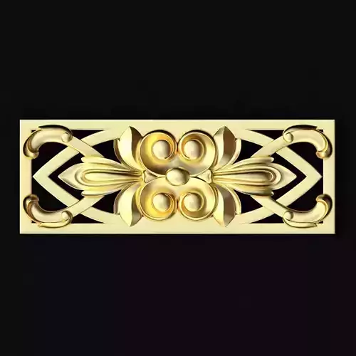 Central decor ornament for furniture