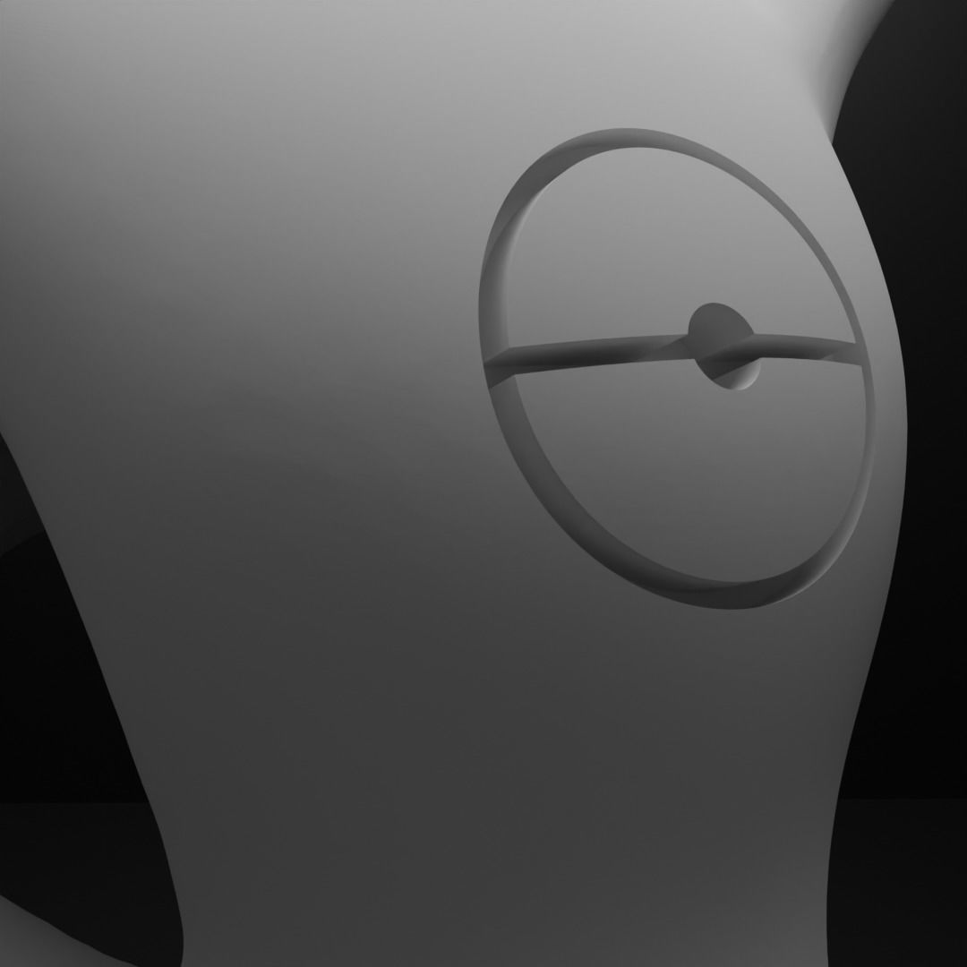 Cubone Skull Pendant 3D print model_6