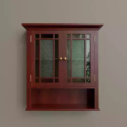 Wall Mounted Bathroom Cabinet Low-poly 3D model