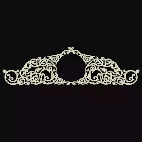 Central decor ornament for furniture