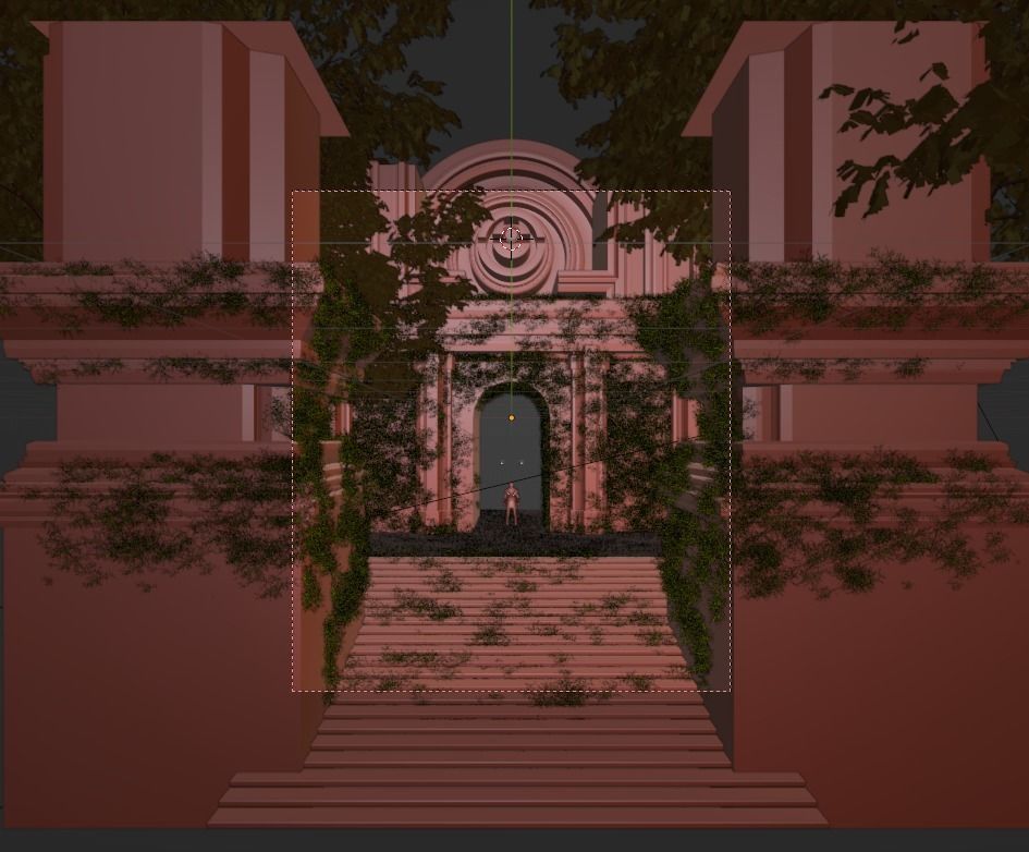 Ancient Temple 3D  environmet model 3D model_6