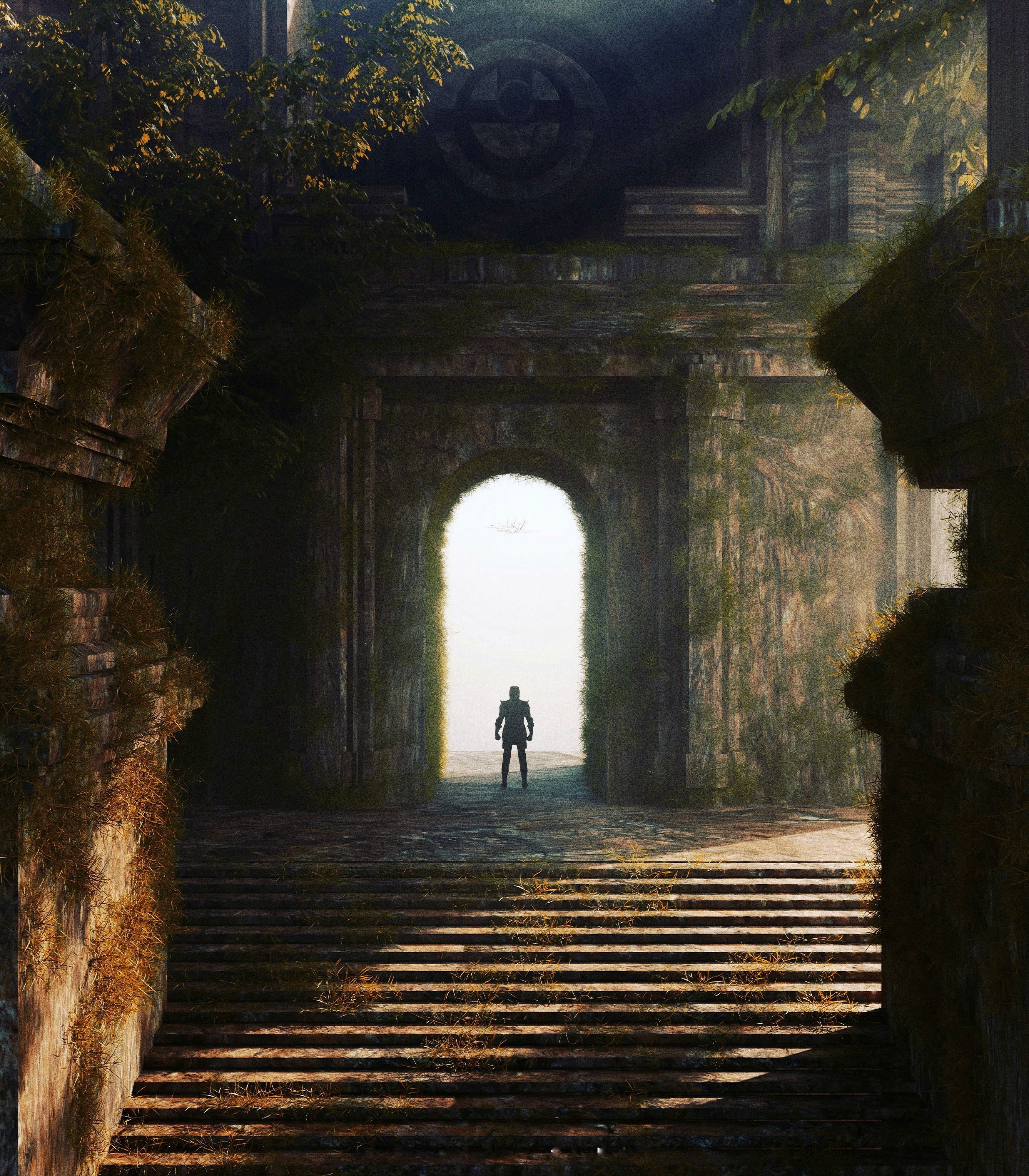 Ancient Temple 3D  environmet model 3D model_1