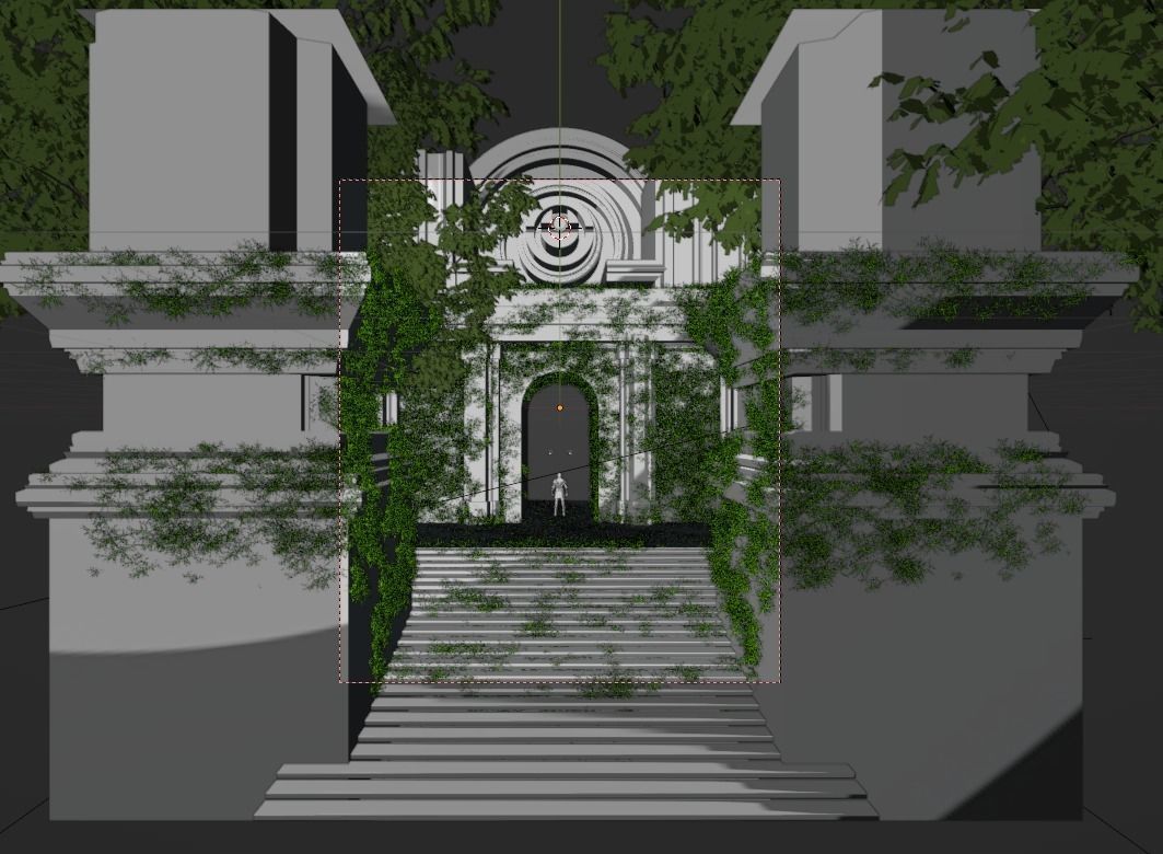 Ancient Temple 3D  environmet model 3D model_5