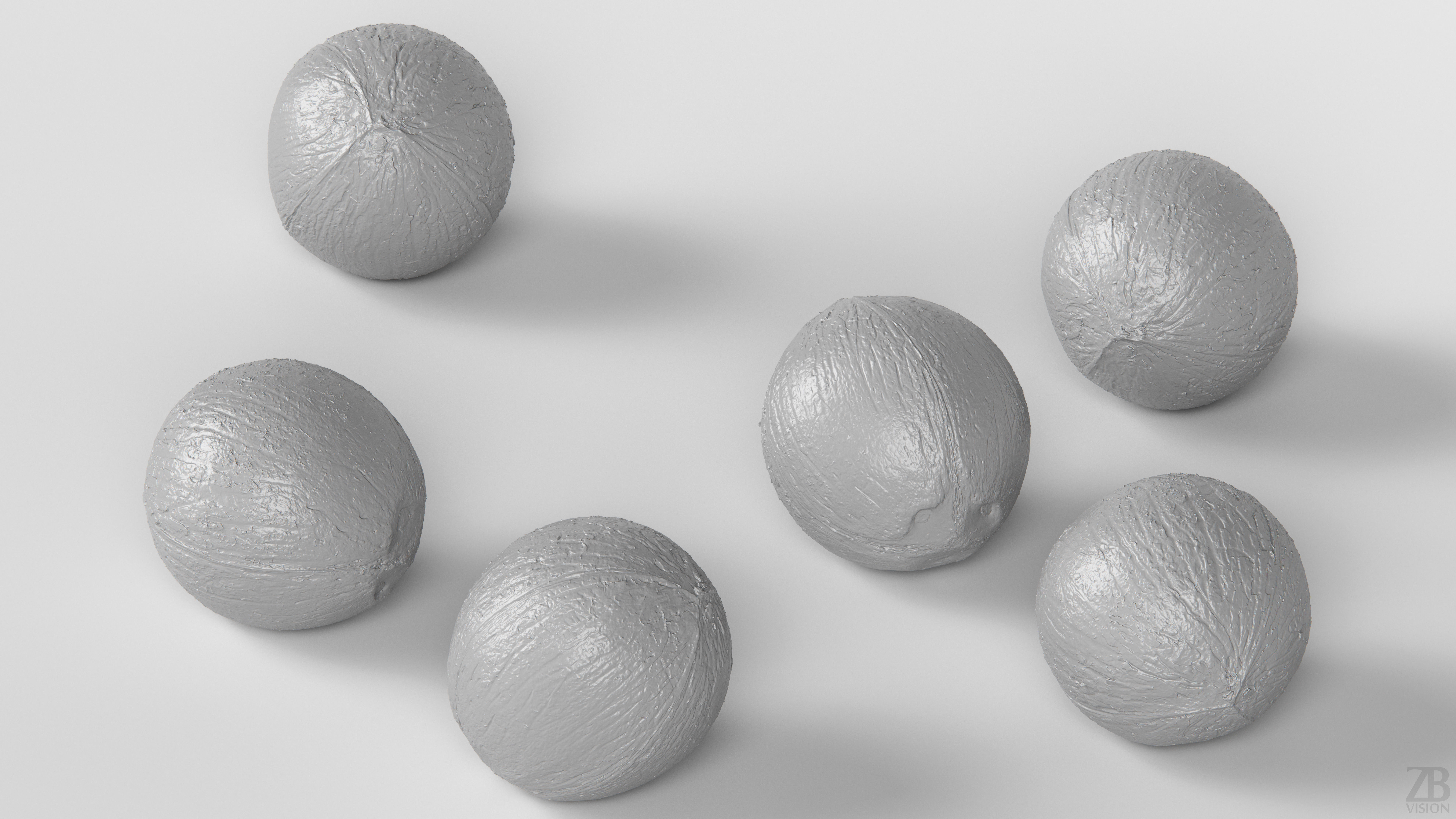 Coconut 3D model_3