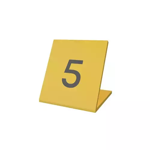 Crime Evidence Number Tag 5 v1 001
