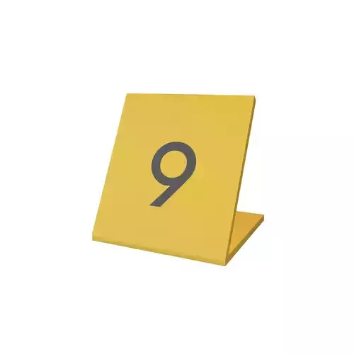 Crime Evidence Number Tag 9 v1 001