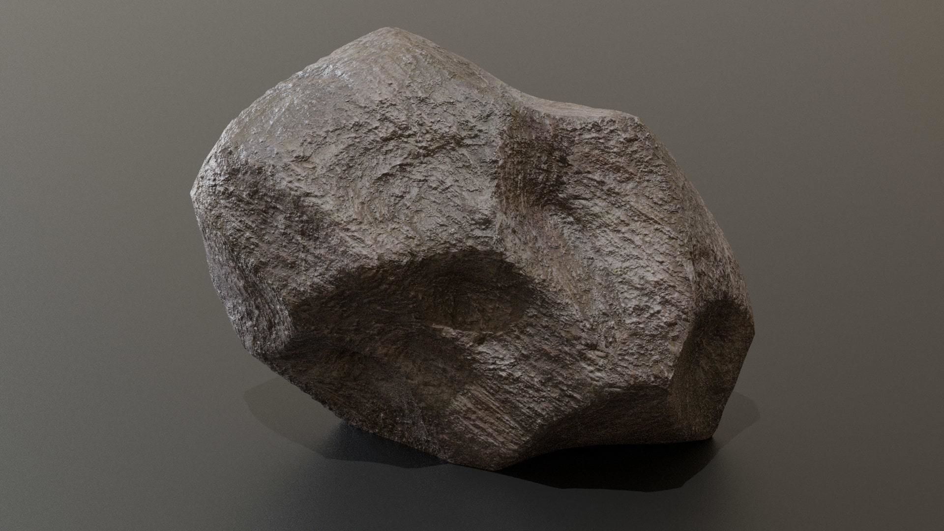 3D Rock 01 - 3D PBR Model Low-poly 3D model_21