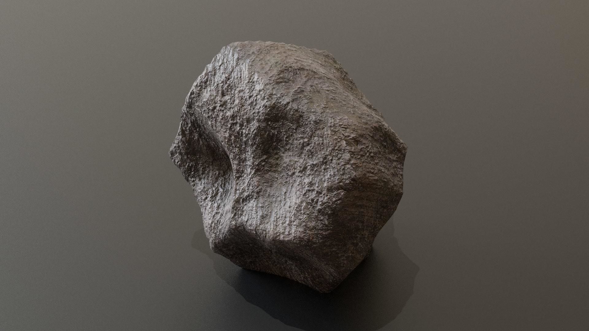3D Rock 01 - 3D PBR Model Low-poly 3D model_12