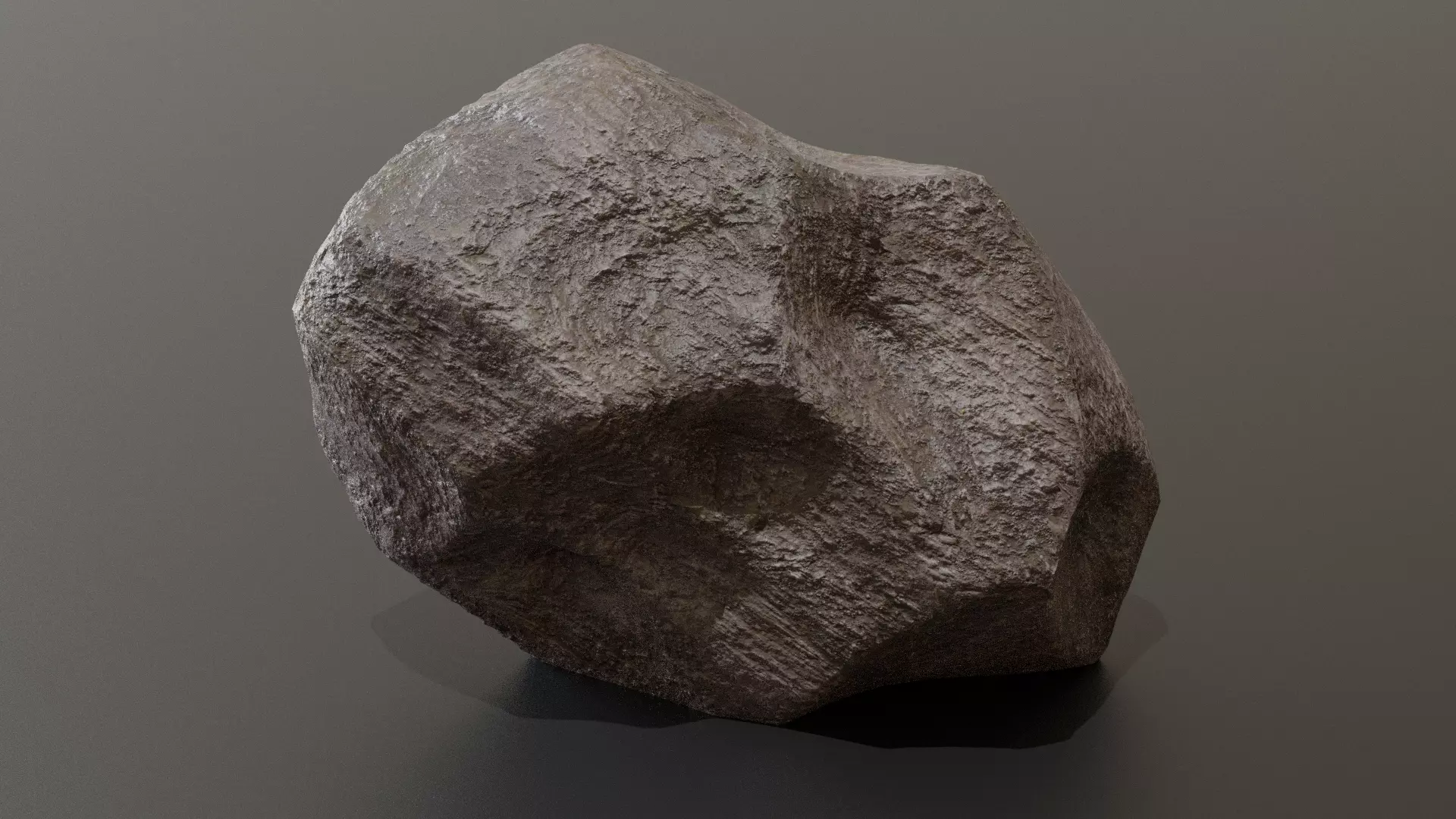 3D Rock 01 - 3D PBR Model Low-poly 3D model_0