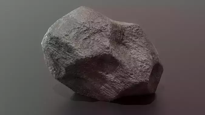 3D Rock 01 - 3D PBR Model 