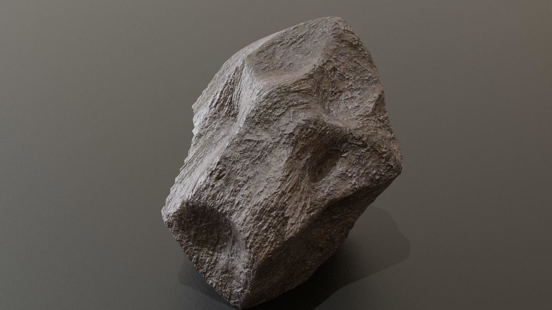 3D Rock 01 - 3D PBR Model Low-poly 3D model_17