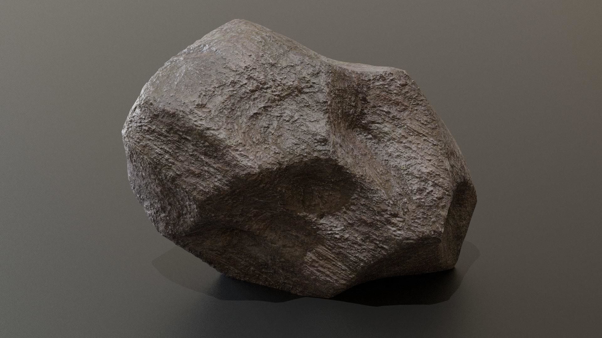 3D Rock 01 - 3D PBR Model Low-poly 3D model_8