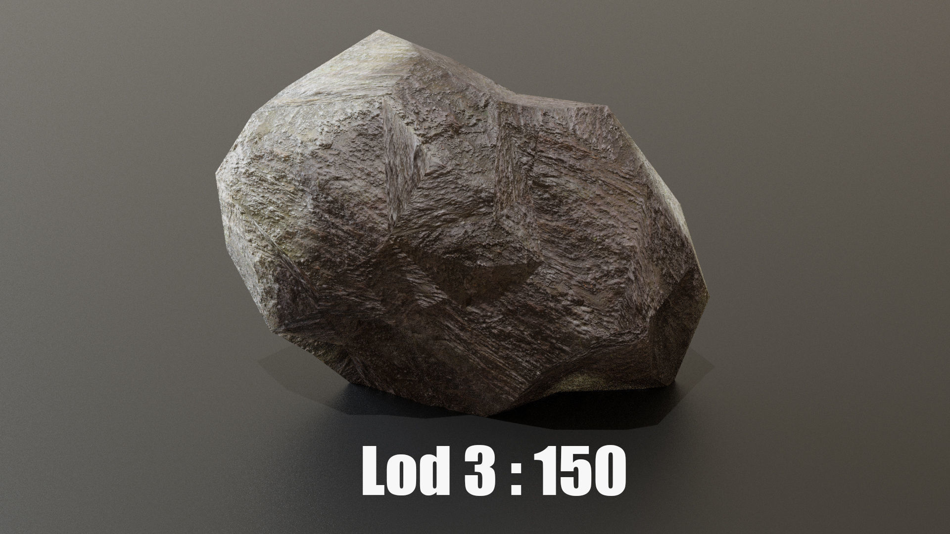 3D Rock 01 - 3D PBR Model Low-poly 3D model_5