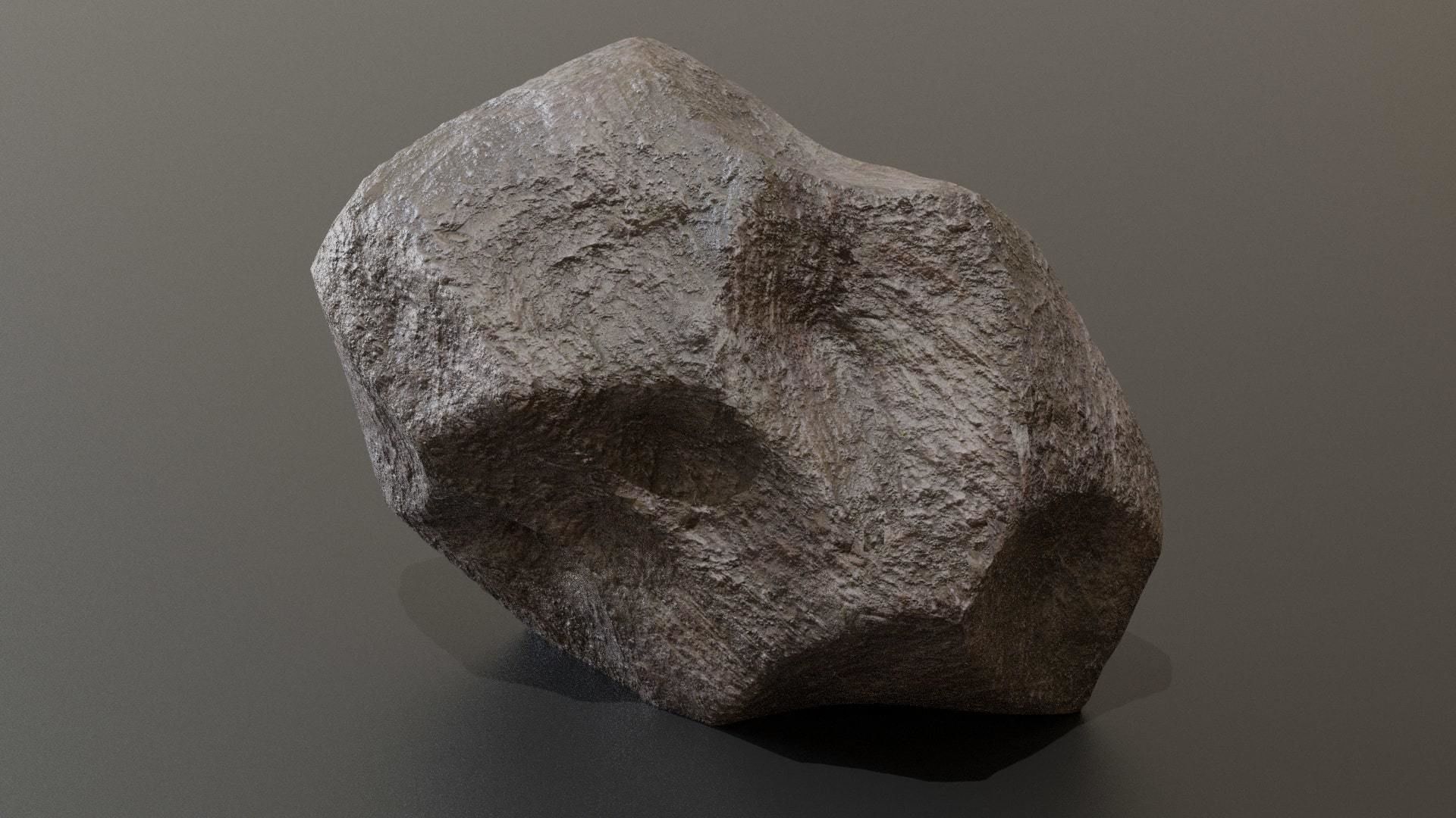 3D Rock 01 - 3D PBR Model Low-poly 3D model_20
