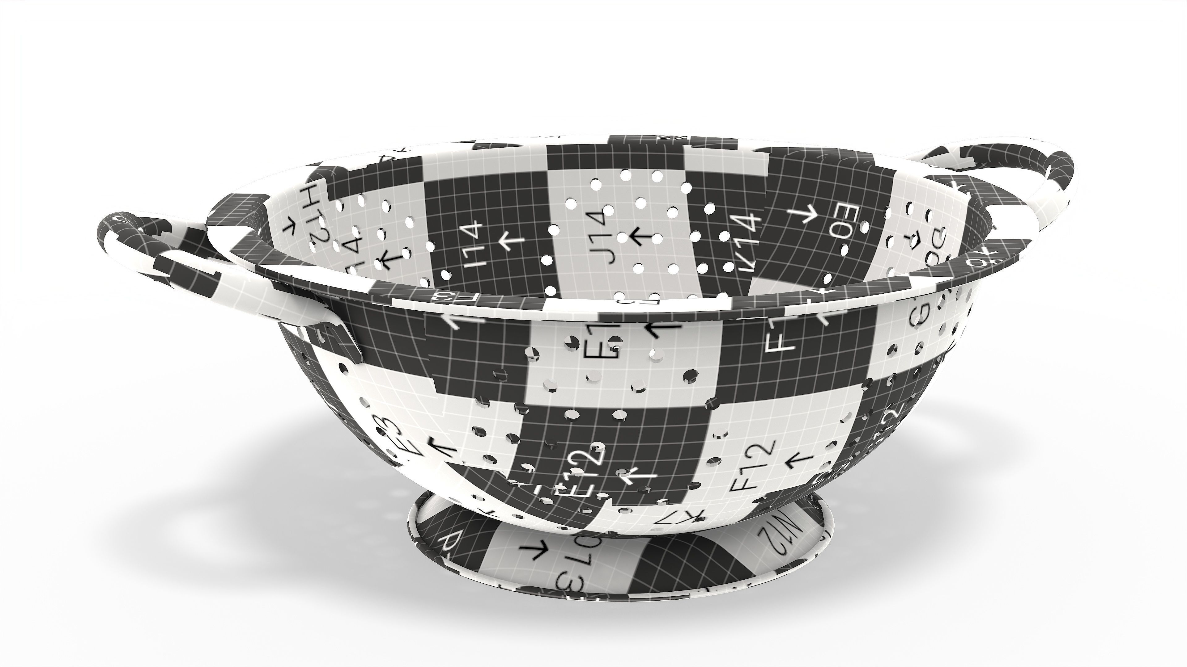 Colander 3D model_6