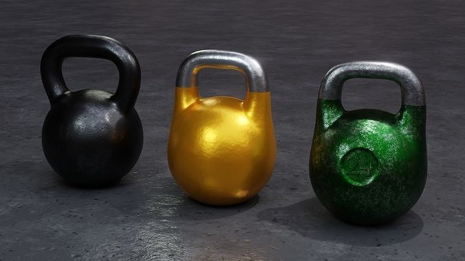 Set of weights 3D model | CGTrader