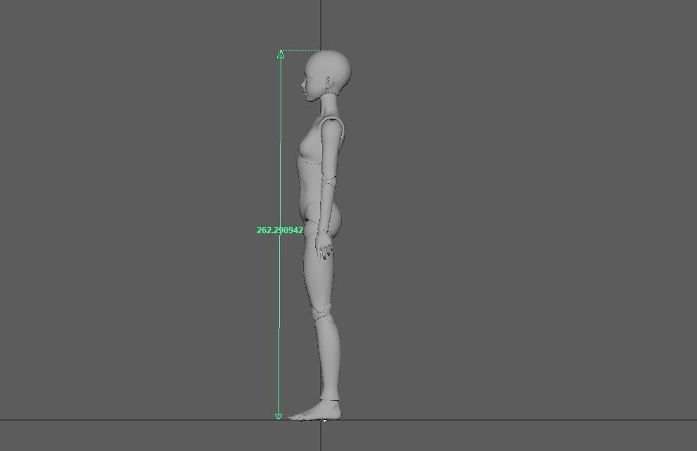 BJD doll Irene ball joint doll 3D print model_16