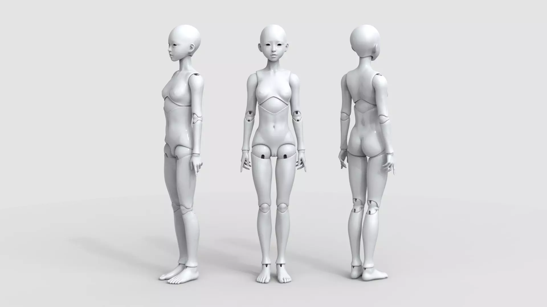 BJD doll Irene ball joint doll 3D print model_0