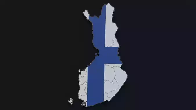Political Map of Finland
