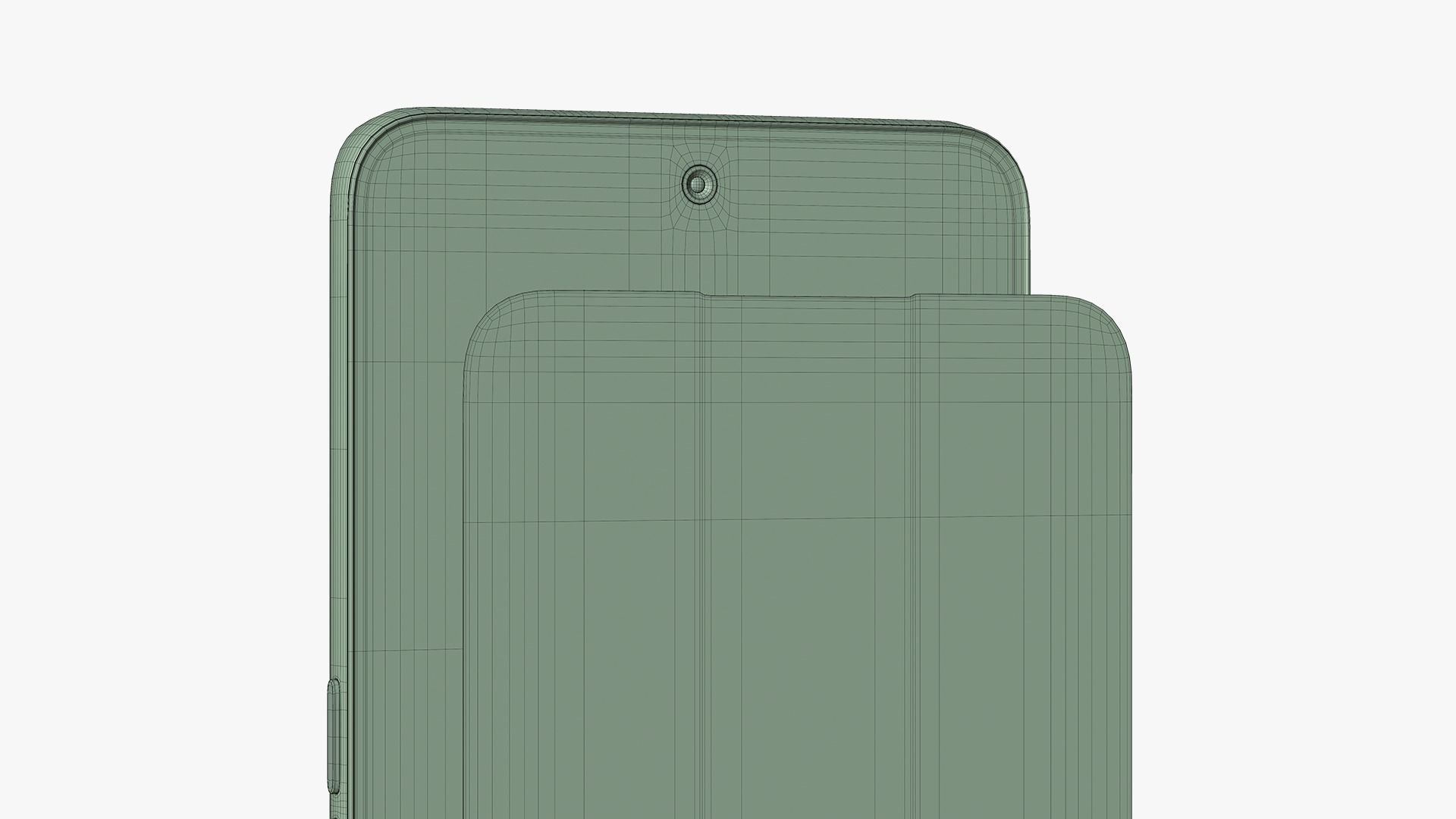 Realme GT Neo 5 Purple Low-poly 3D model_14