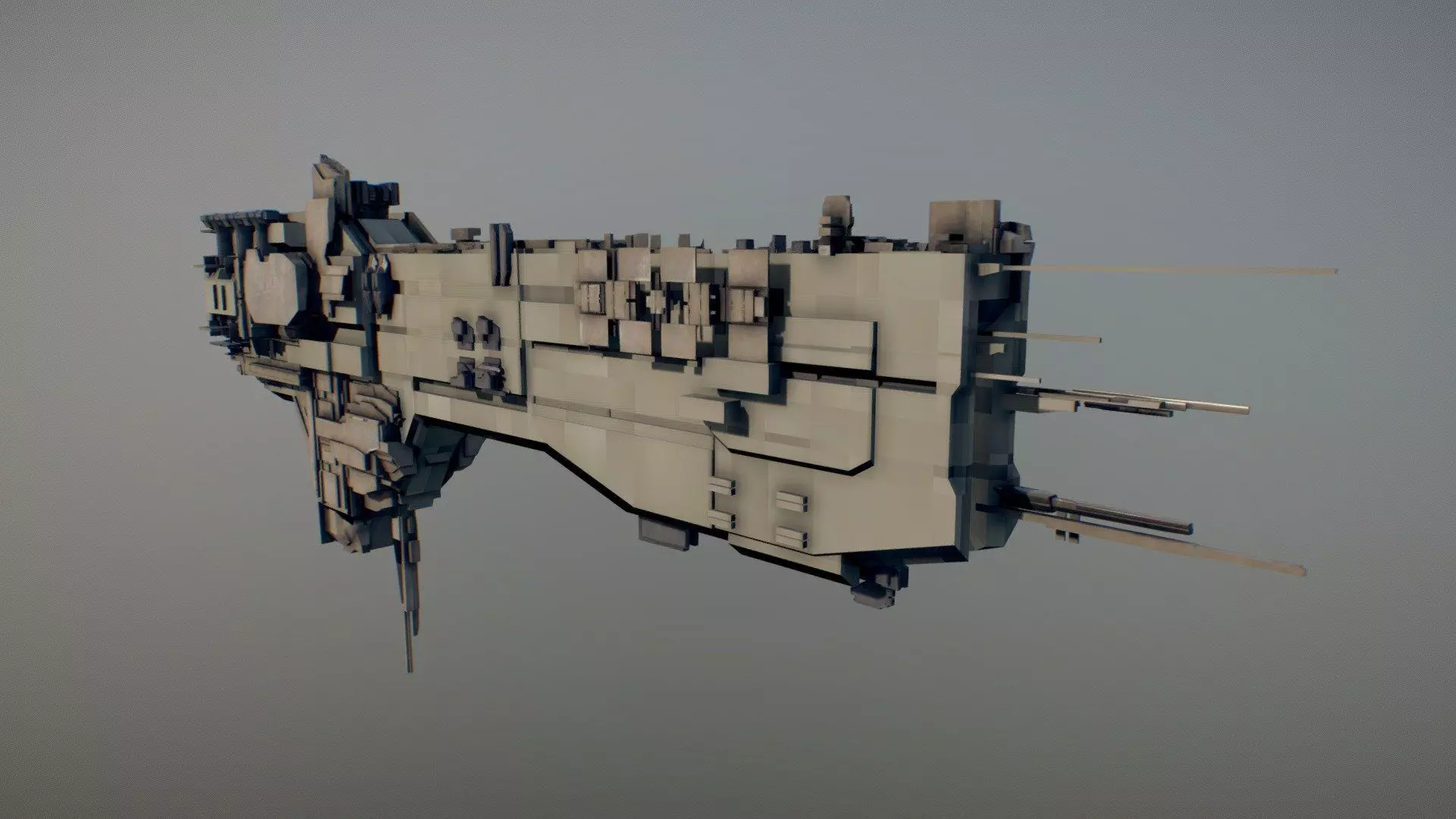 spaceship 3D model_0