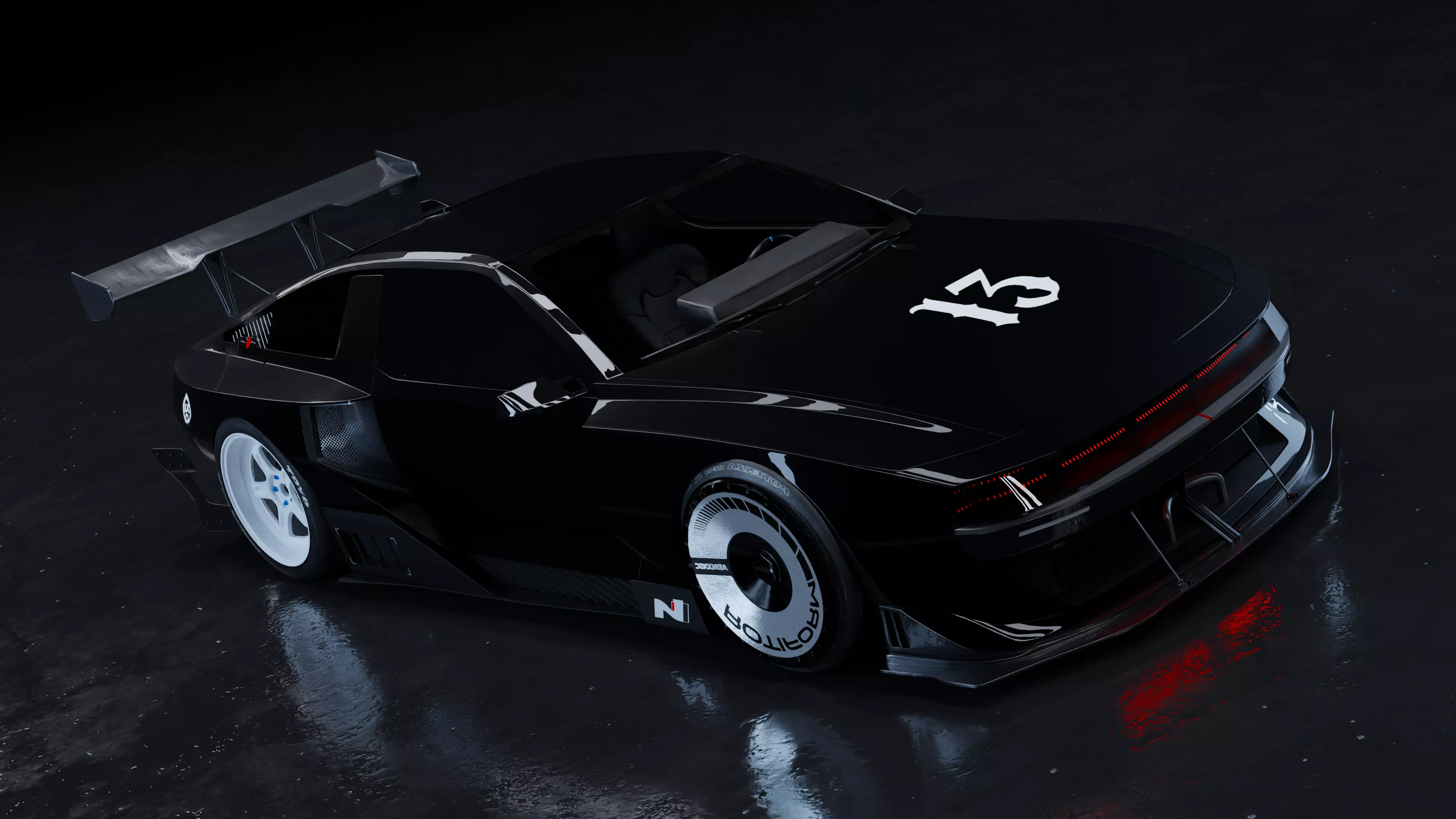 Hyundai N Vision 3D Model Blender File Textured  3D model_0